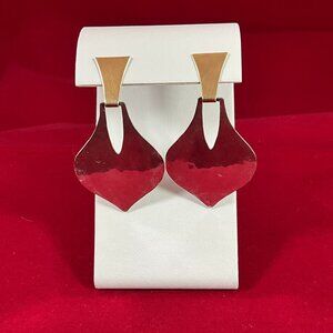 James Avery RETIRED Sterling Silver 14K Seville Drop Earrings